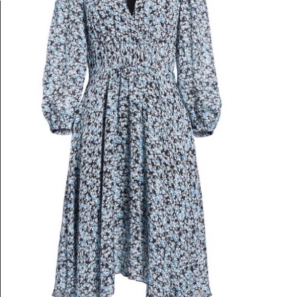 Nordstrom Signature Silk Floral Sheath Dress size 10 - Picture 3 of 7